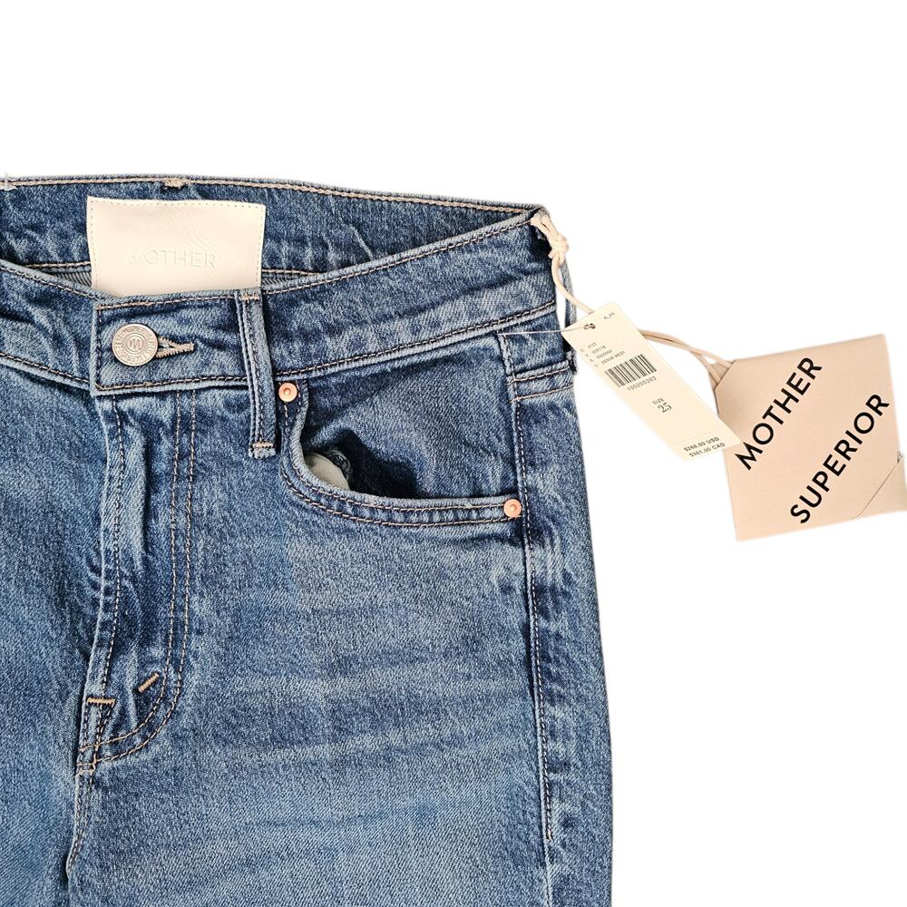 Mother Superior Denim Jean The Outsider Flood Crop Field Trip Size 25 NWT - Picture 3 of 13